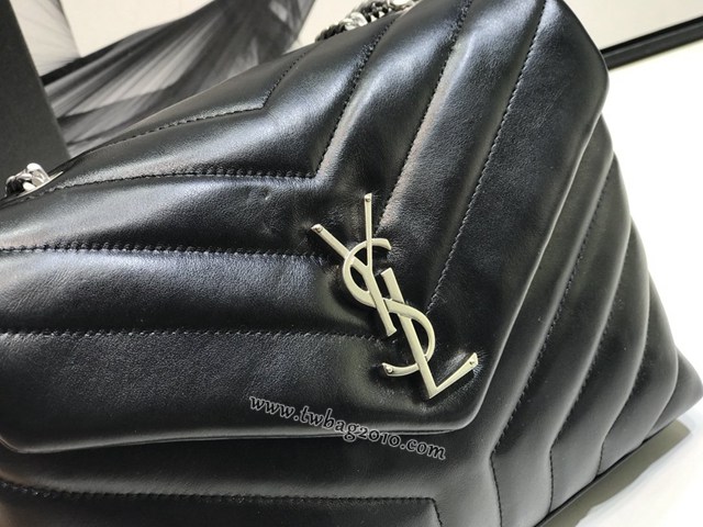 YSL专柜款女包 聖羅蘭經典款LouLou Y中號形挎包 YSL肩背斜挎包 464676  jjh1172